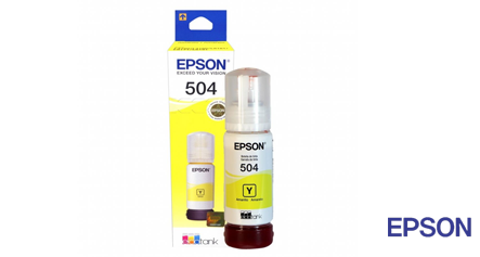 Tinta EPSON T504 Amarillo Original