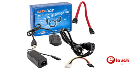 ADAPTADOR Y CONVERTIDOR USB A SATA/IDE