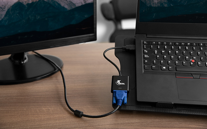 Adaptador HDMI a VGA XTECH