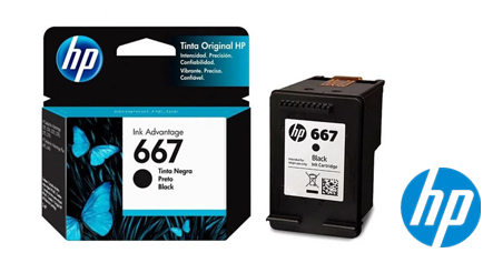 Cartucho Original HP 667 Negro