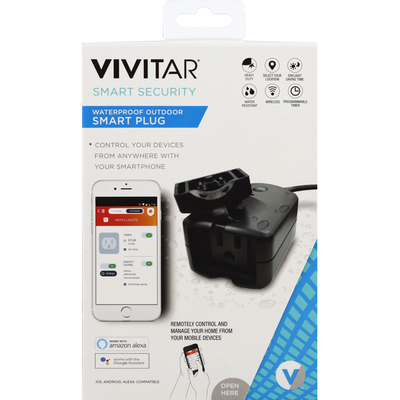 Enchufe inteligente Vivitar exterior resistente al agua