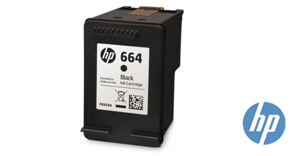 CARTUCHO ORIGINAL HP 664 NEGRO