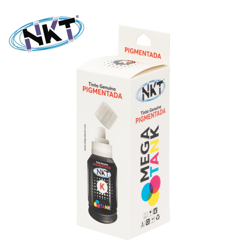 Tinta genuina NKT pigmentada para CANON GI Negro
