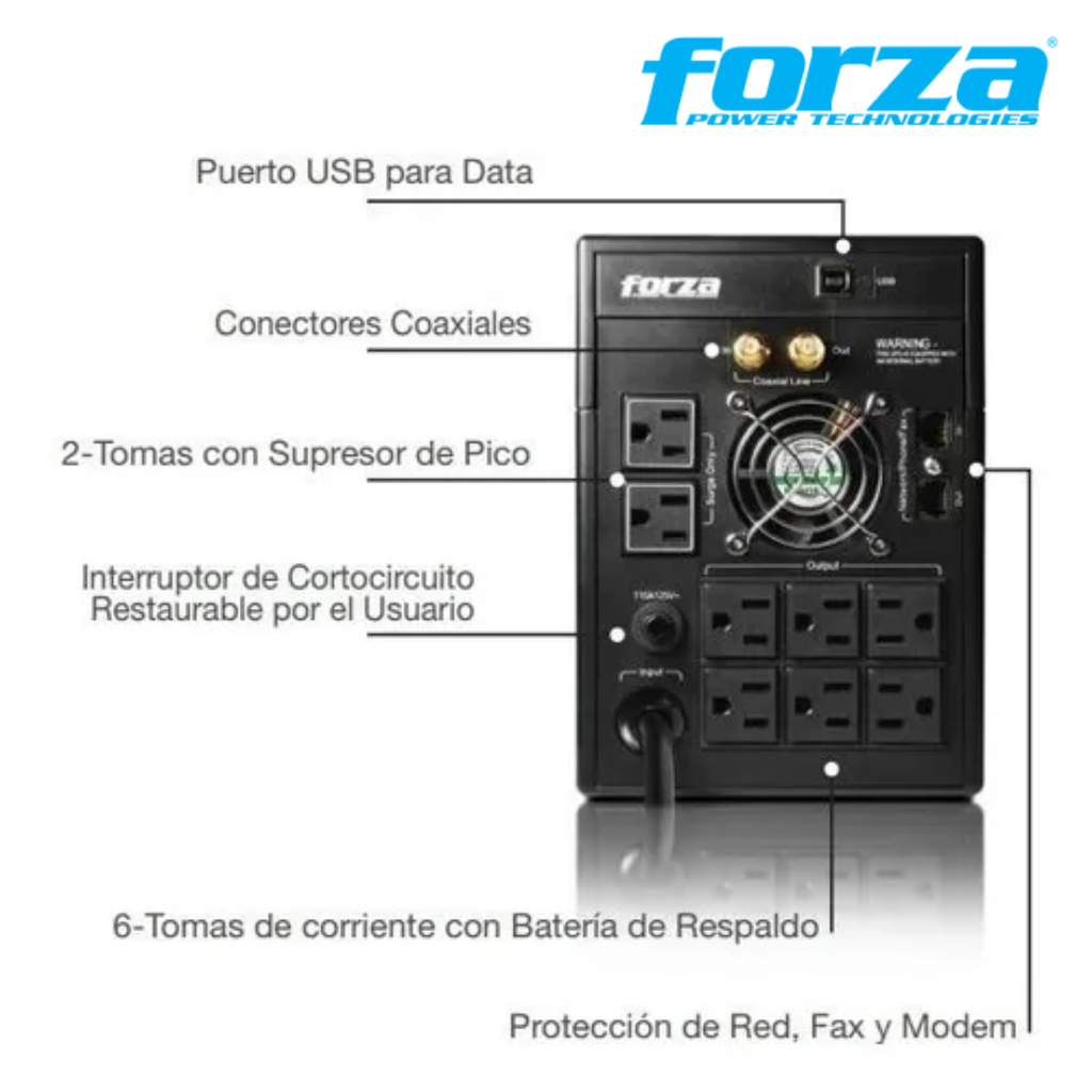 UPS FORZAN FX-2200LCD