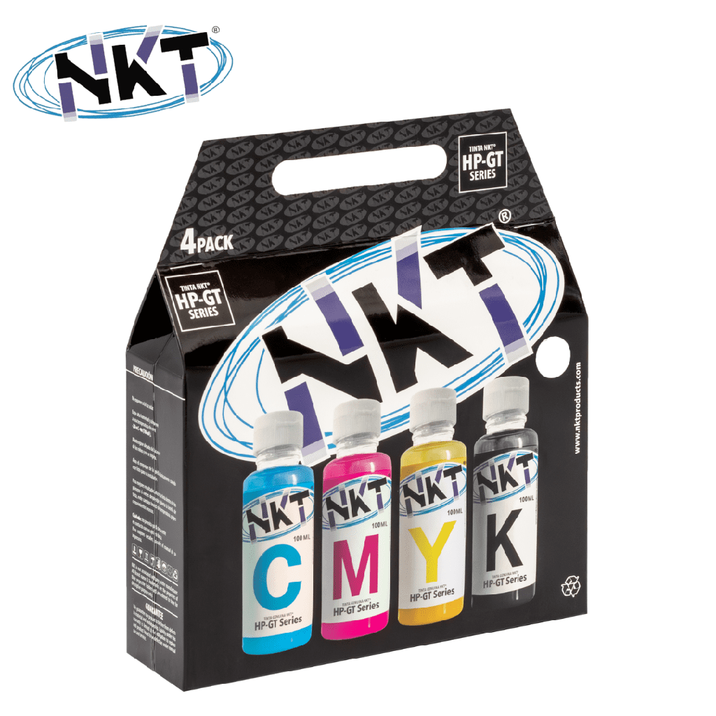 KIT de 4 tintas NKT para HP Series GT