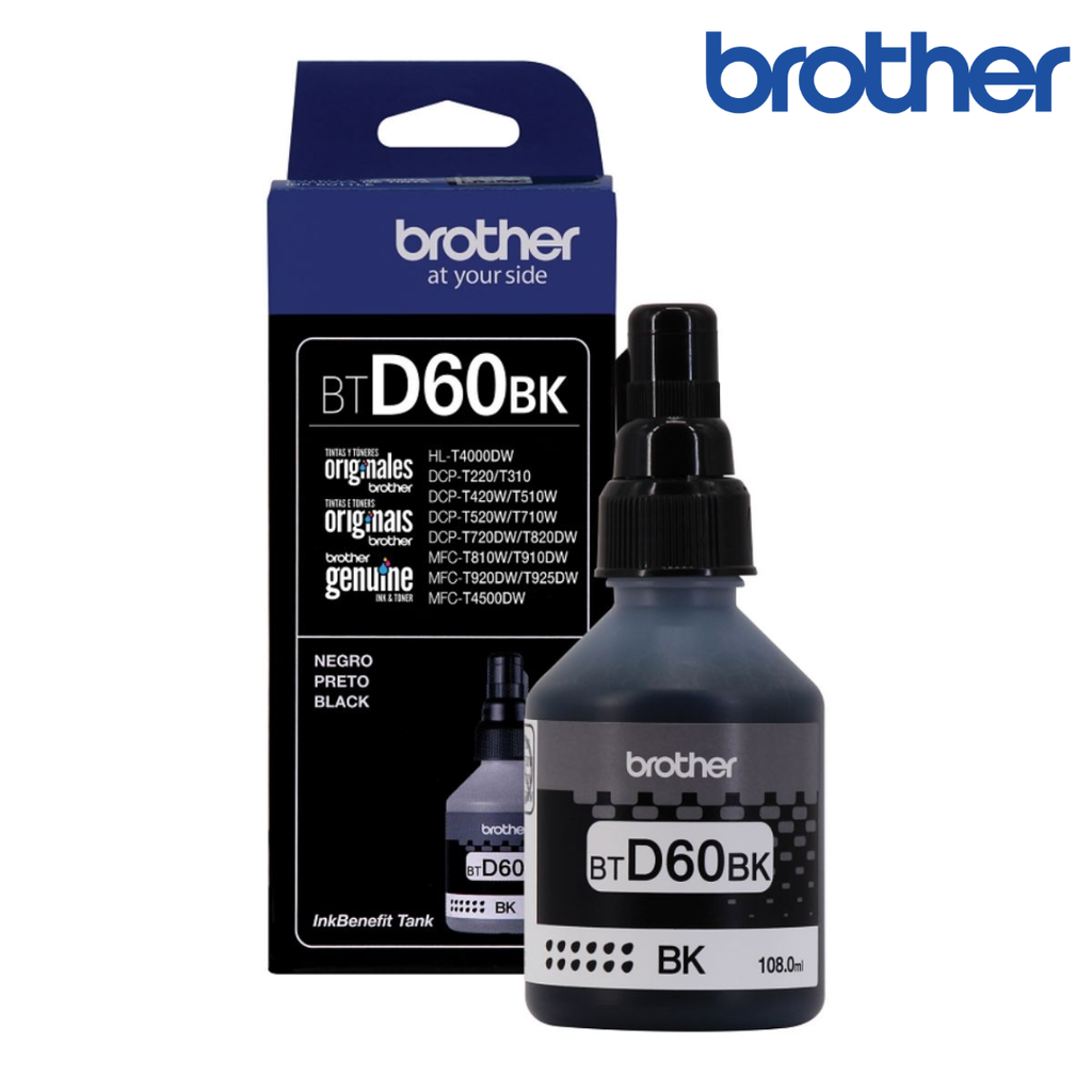 Tinta Brother BTD60BK Negro Original