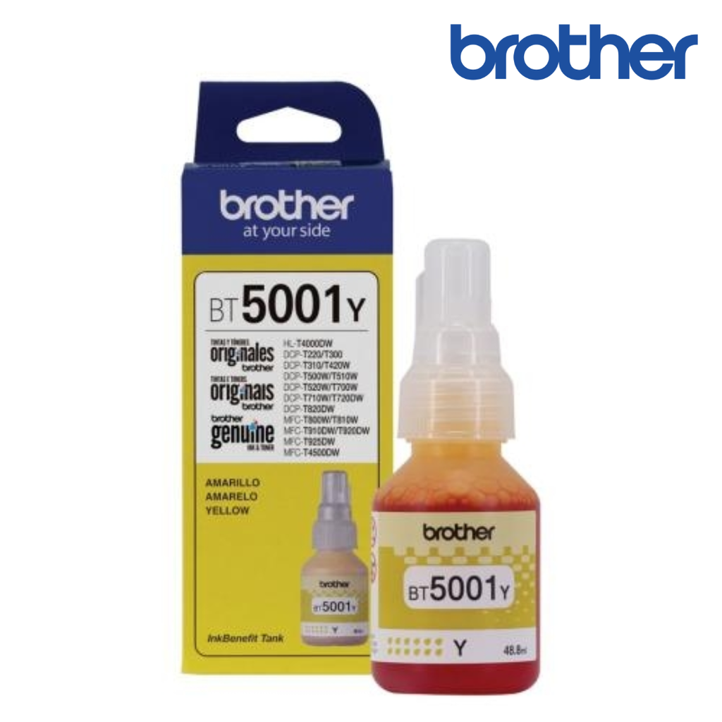 Tinta Brother BT5001Y Amarillo Original