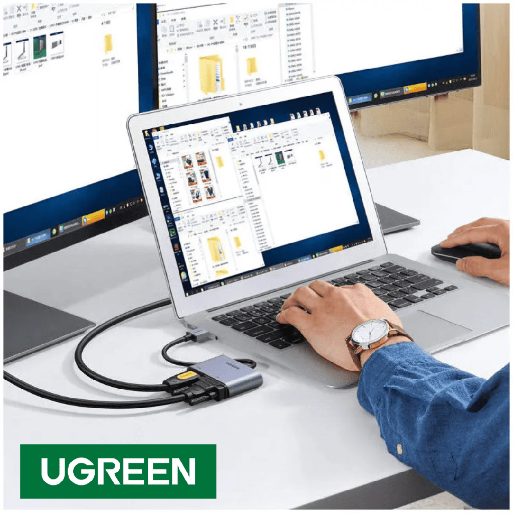 Convertidor USB 3.0 a HDMI + VGA UGREEN CM449