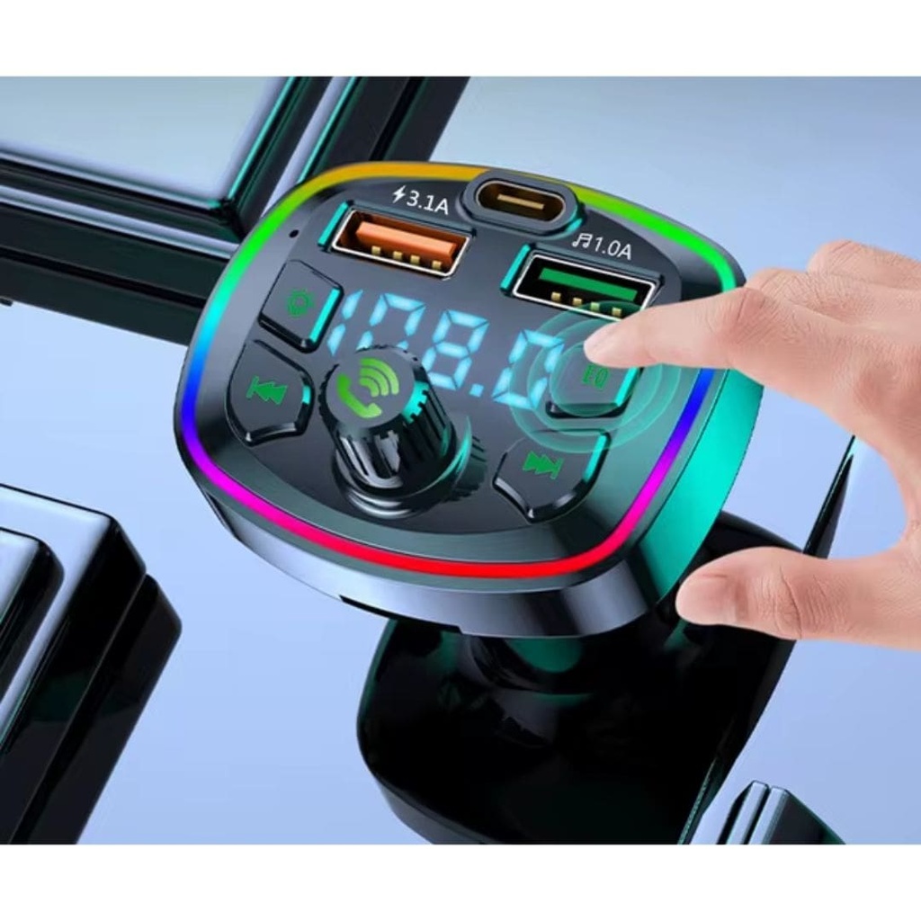 Cargador de Carro Bluetooth Q7