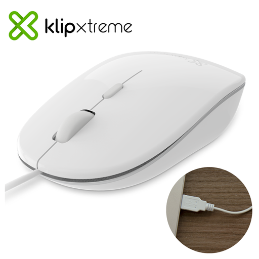 Mouse de 4 botones alambrico Klip Xtreme