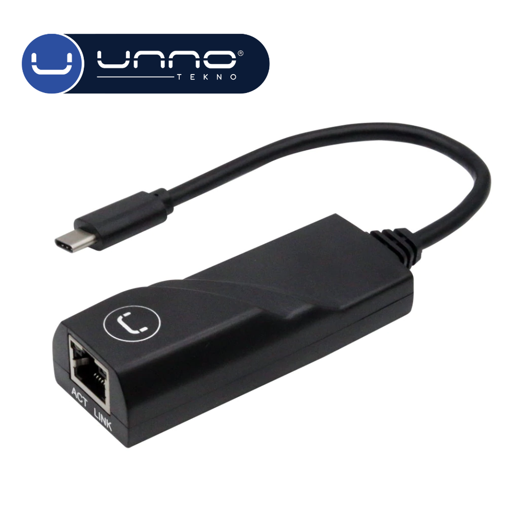 Adaptador tipo "C" a RJ45. UNNO AD3002BK