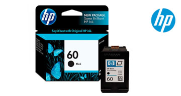 Cartucho HP 60 negro