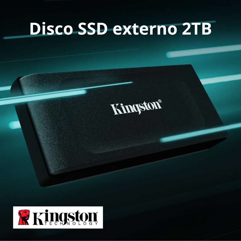Disco Duro Externo Solido SSD 2TB KINGSTON