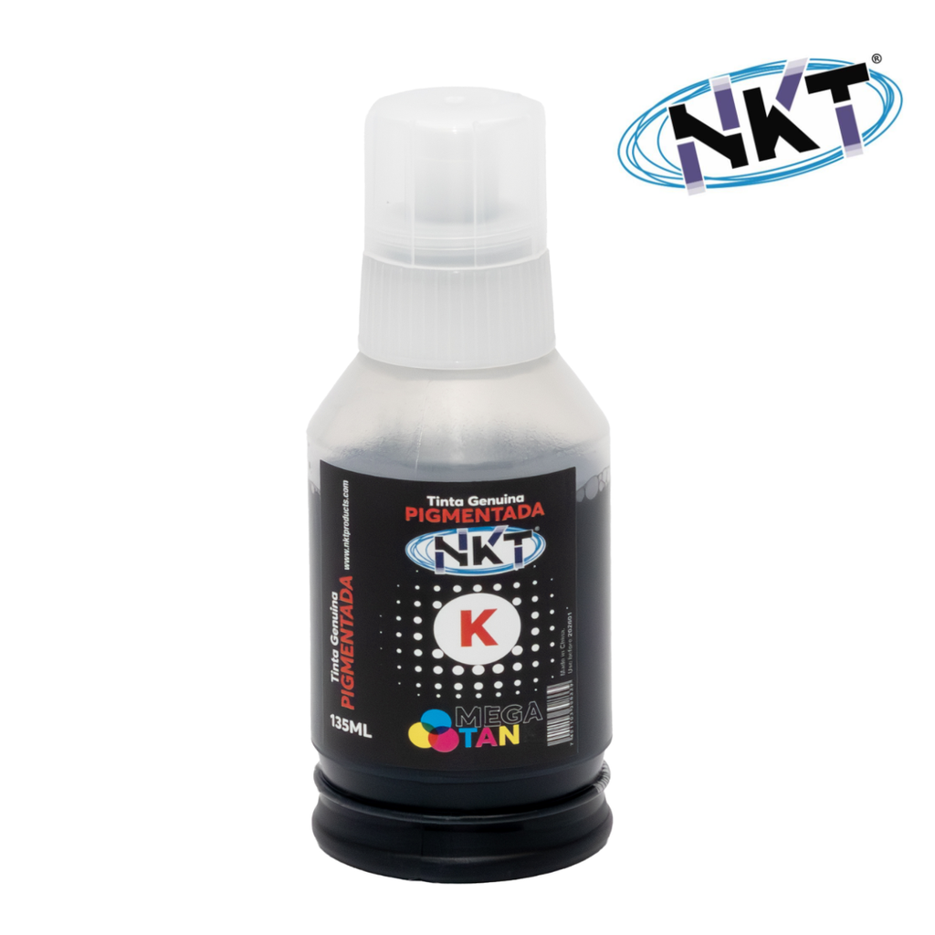 Tinta genuina NKT pigmentada para CANON GI Negro
