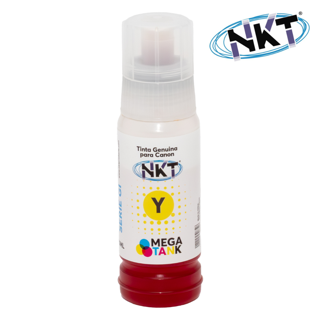 Tinta genuina NKT  para CANON GI Amarillo