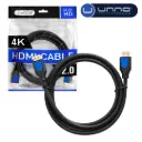 Cable HDMI 4K 1.8M UNNO CB4226BL