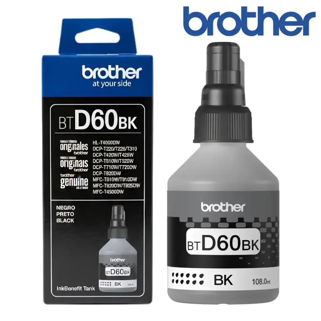 Tinta Brother BTD60BK Negro Original