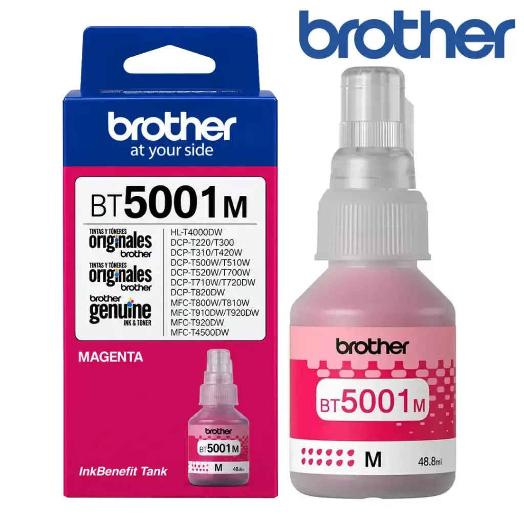 Tinta Brother BT5001M Magenta Original