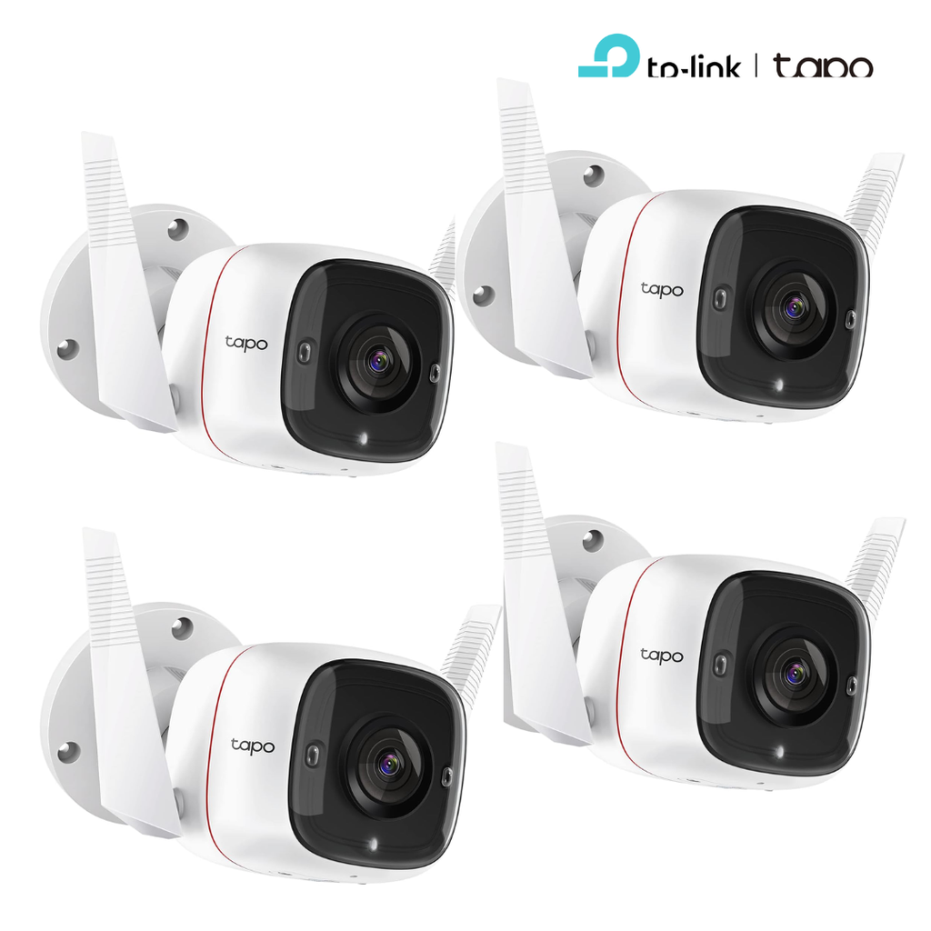 Kit de 4 Cámaras de Seguridad Inalámbricas 2K