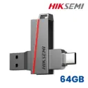 Memoria USB 64GB HIKSEMI Dual Slim Conexión USB y C
