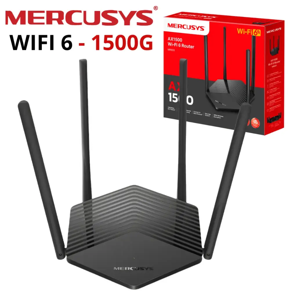 Router y repetidor MERCUSYS MR1500G Wi-Fi 6