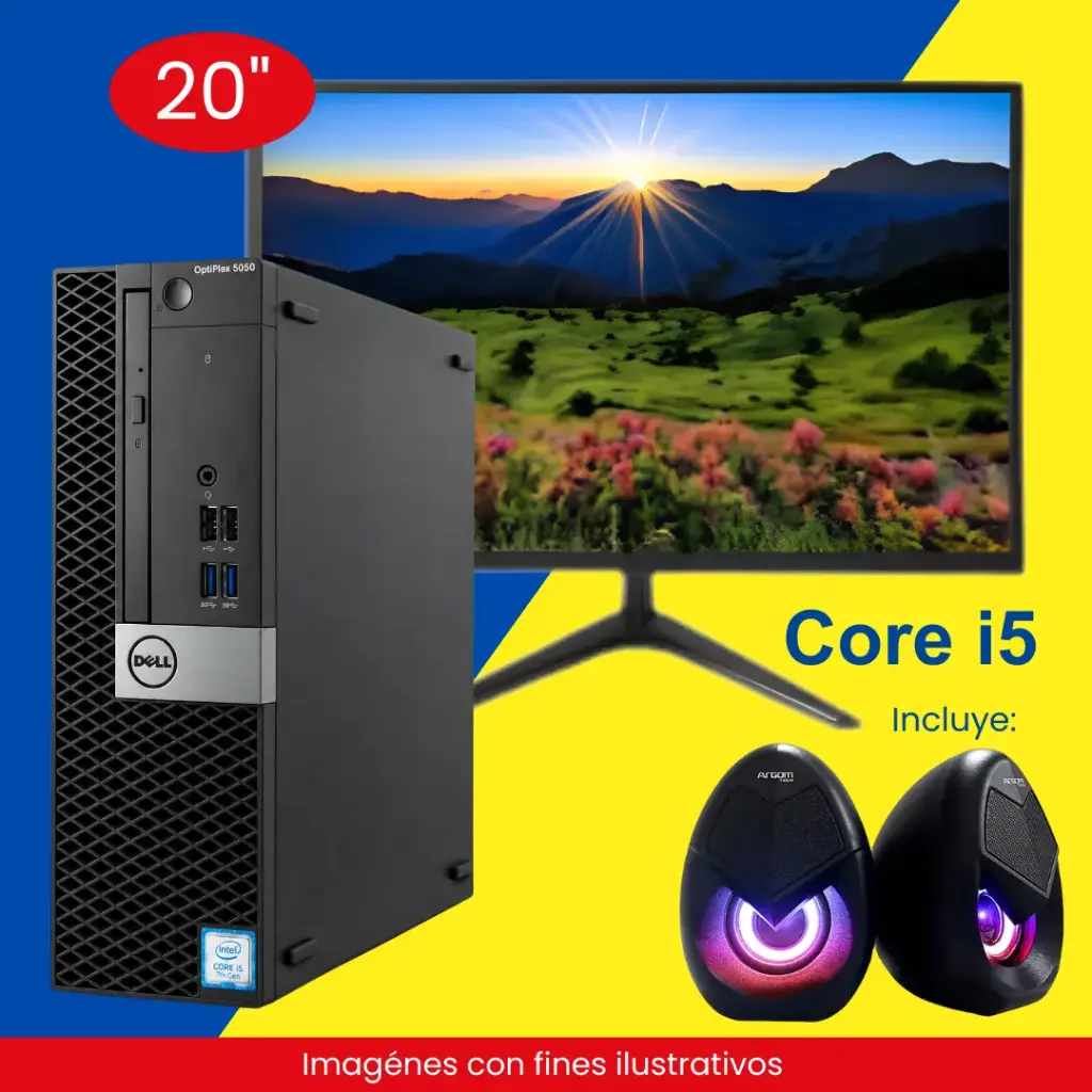 Combo Core i5 CPU y Monitor
