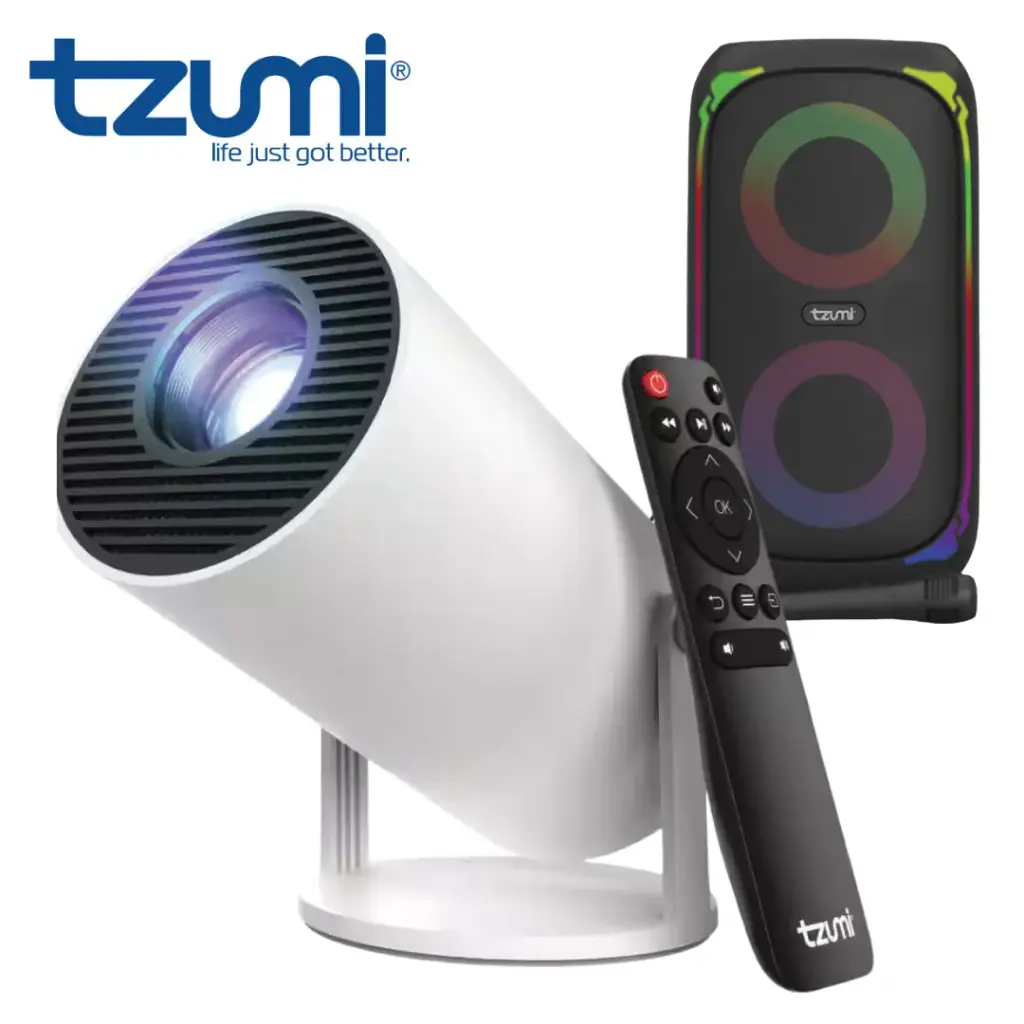 Proyector tzumi GO THEATER + Bocina