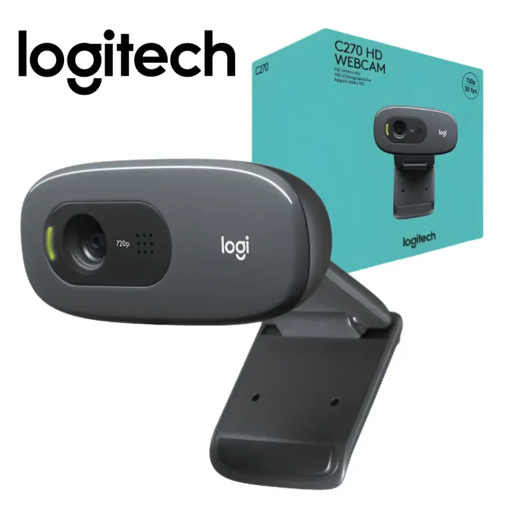 Cámara Web para computadora 720P HD Logitech C270