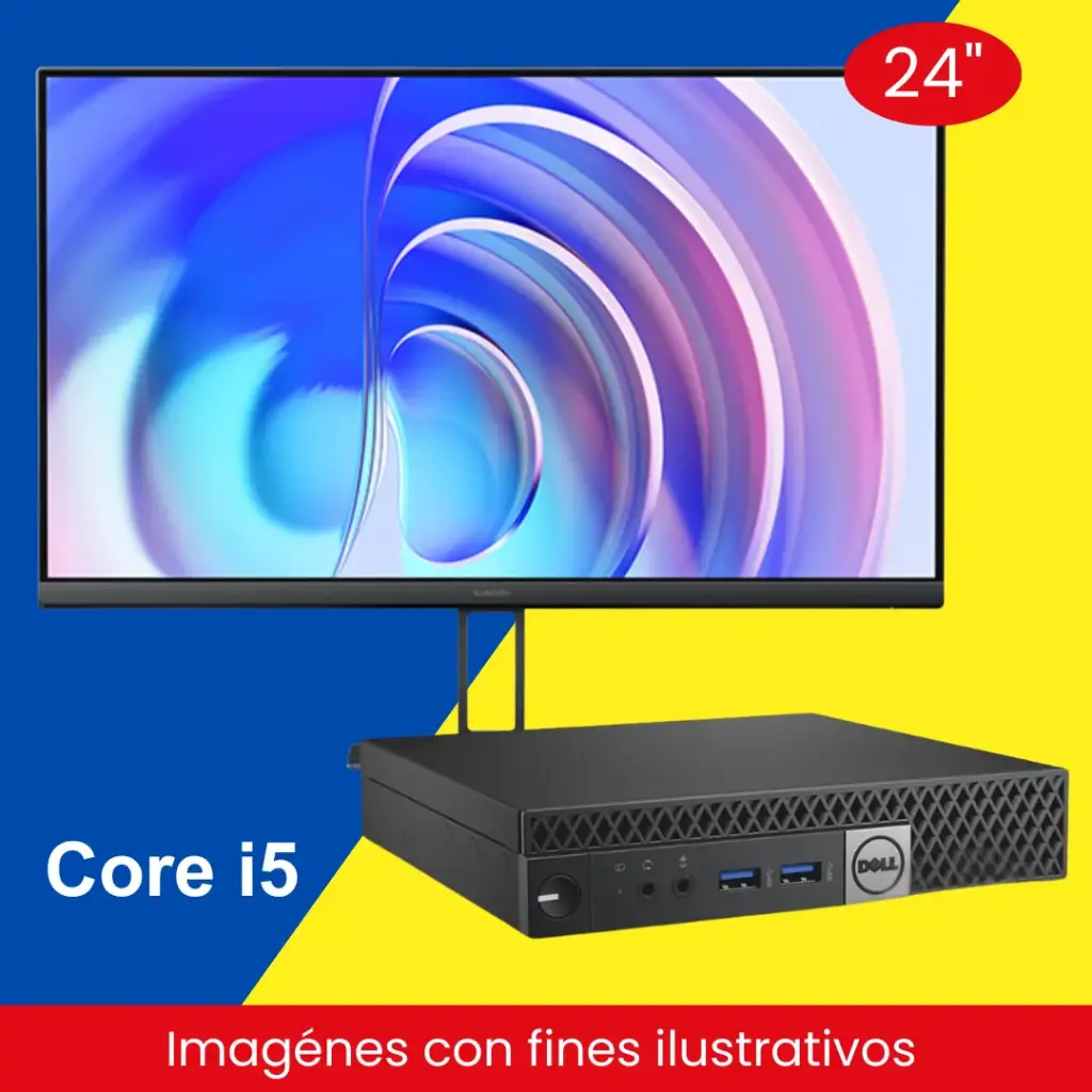 Combo Core i5 CPU y Monitor