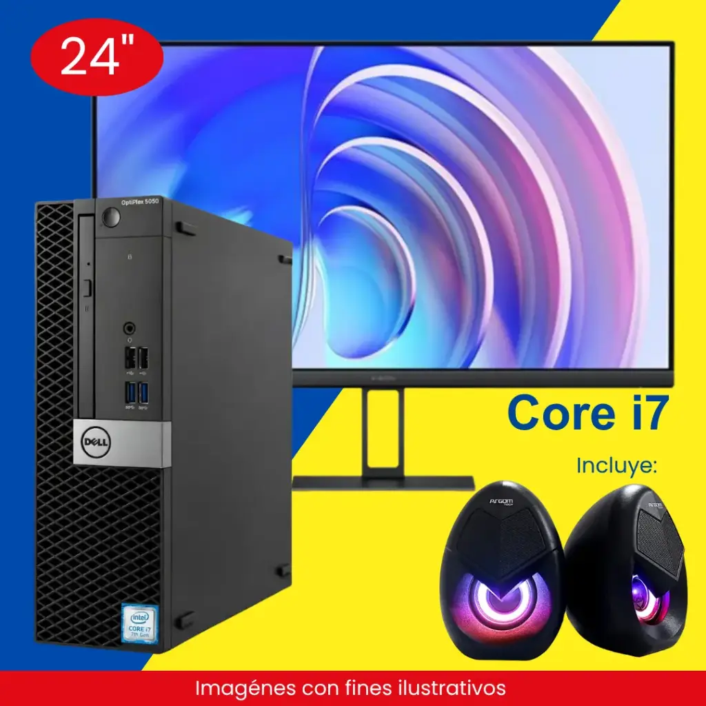Combo Core i7 CPU y Monitor