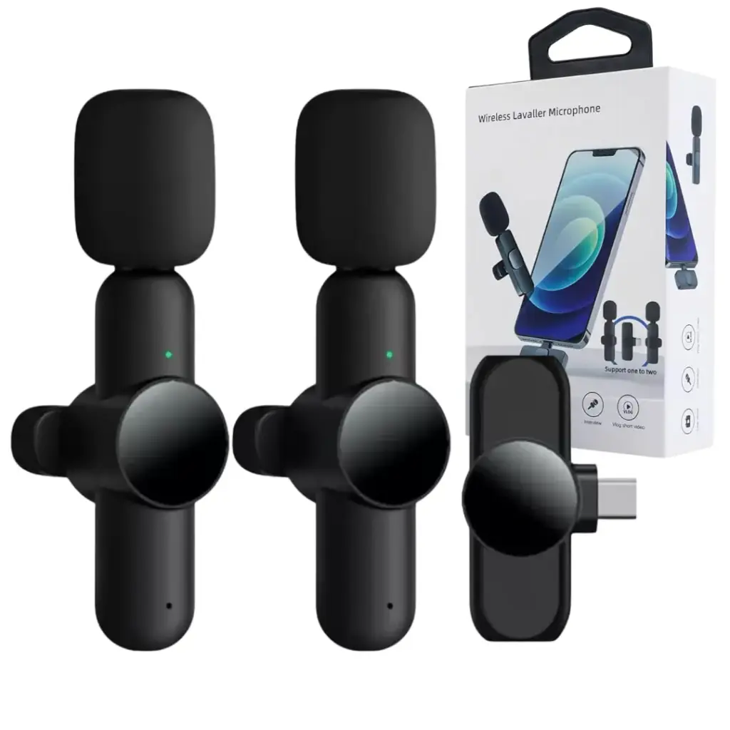 Combo Micrófonos inalámbricos de Solapa  