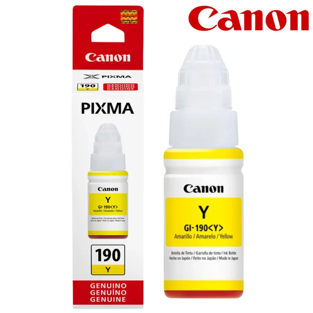 Tinta CANON Amarillo Original GI-190