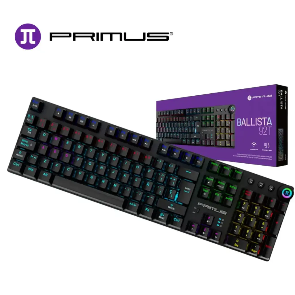 Teclado Mecánico Gamer PRIMUS BALLISTA 92T