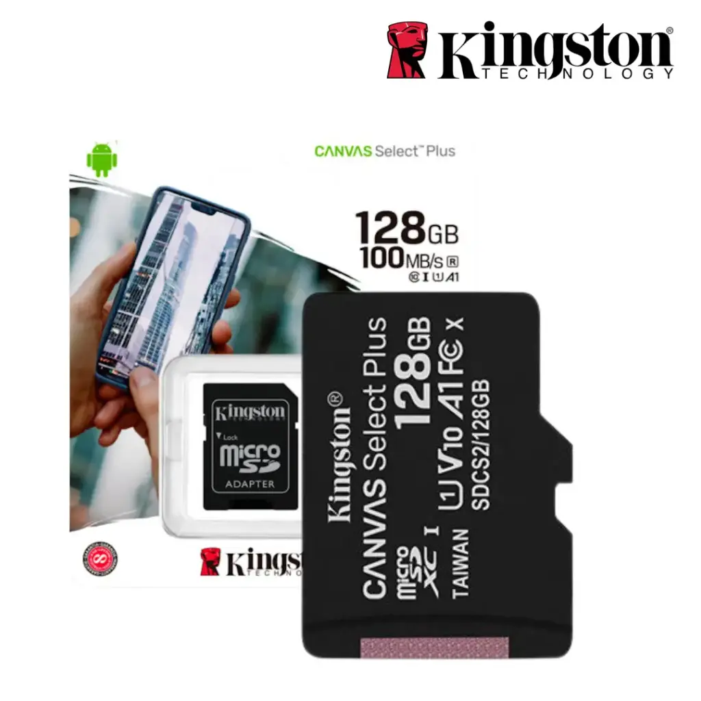 Memoria micro SD 128GB 100 MB/s KINGSTON