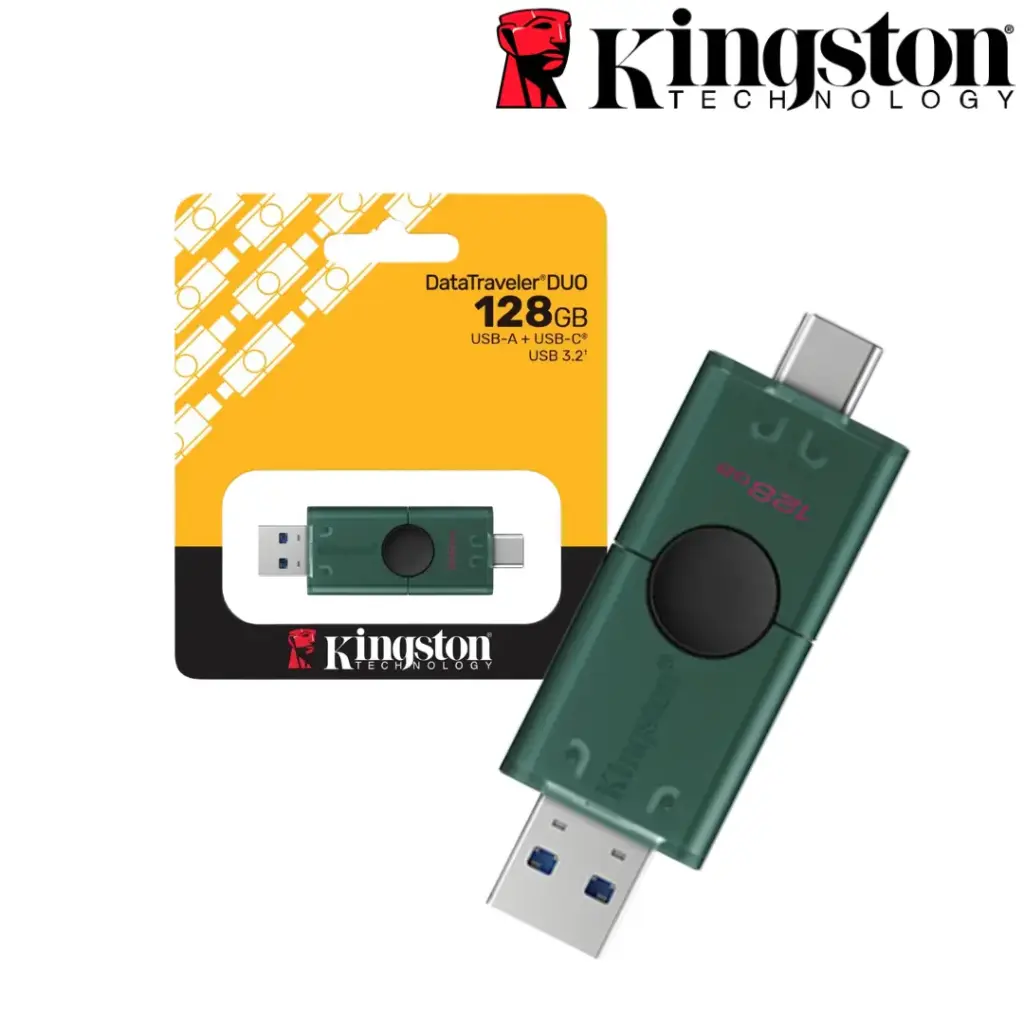 Memoria USB KINGSTON 128GB USB-A Y USB-C