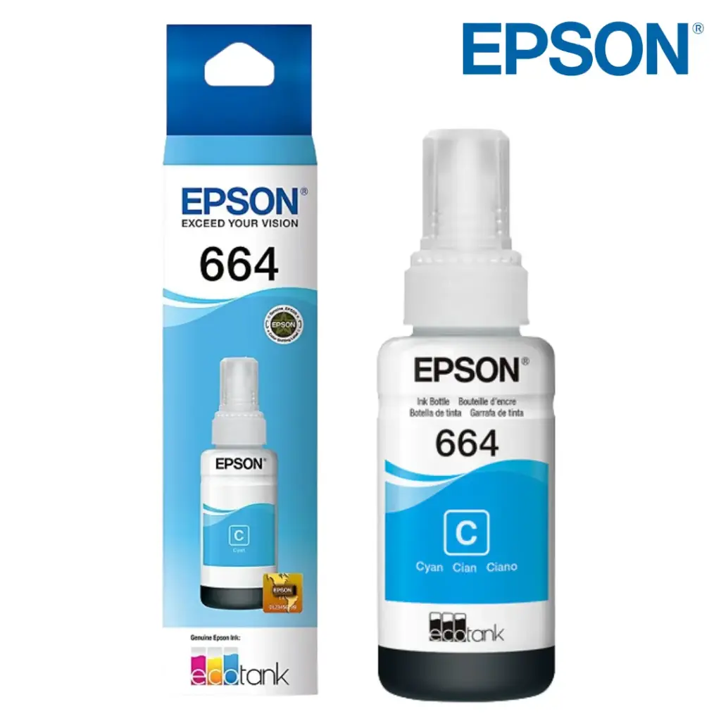 Tinta EPSON 664 Azul Original