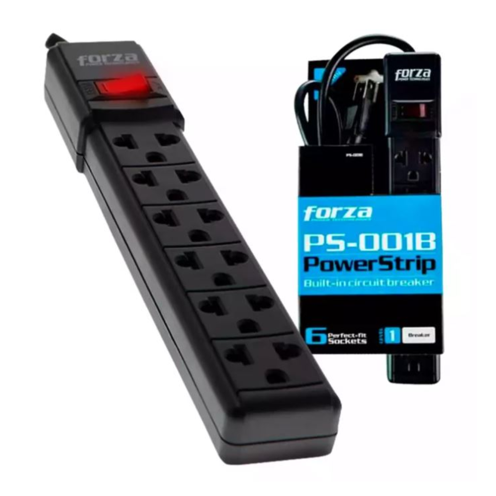 Regleta FORZA 1680W 6 tomas 120V/240V