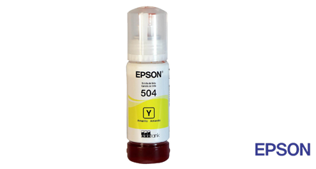 Tinta EPSON T504 Amarillo Original