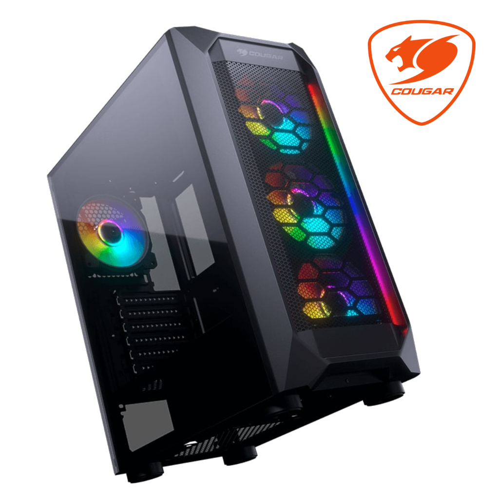 Case Gaming Cougar MX410 Mesh-G RGB Media Torre Sin Fuente