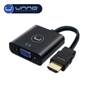 Adaptador HDMI a VGA UNNO AD4202BK