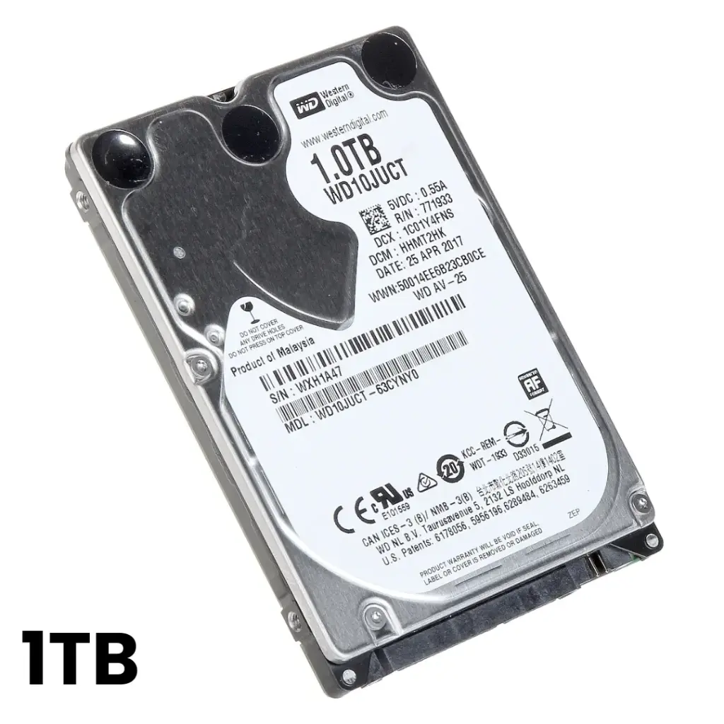 Disco Duro Rígido HDD 2.5 1TB