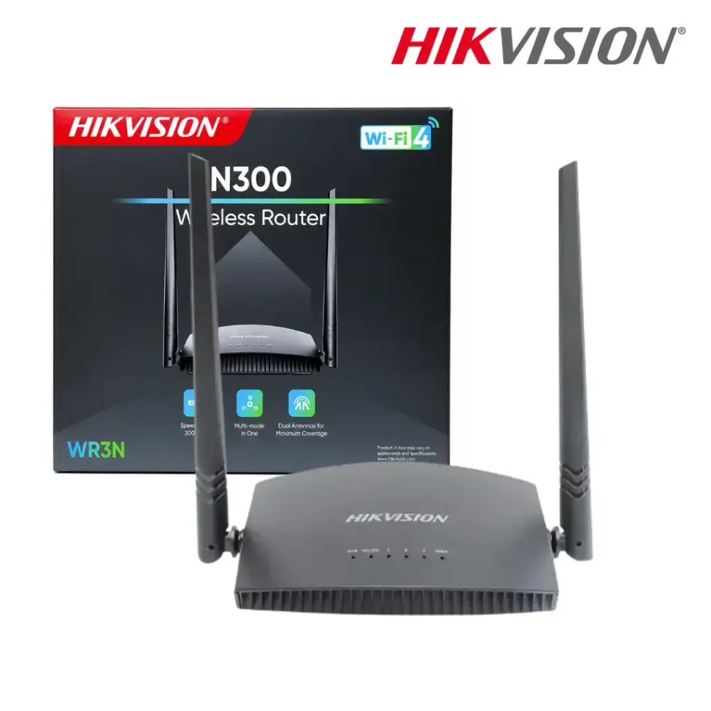 Router y Repetidor HIKVISION N300 300Mbps