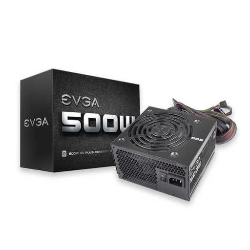 Fuente de poder EVGA 500W 80Plus