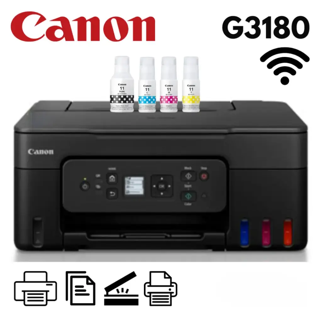 Impresora Multifuncional Inalámbrica CANON PIXMA G3180