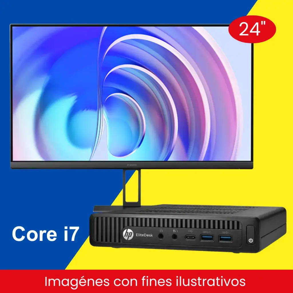 Combo Core i7 CPU y Monitor