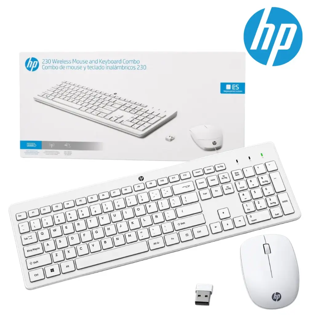 Combo teclado y mouse inalámbrico HP 230