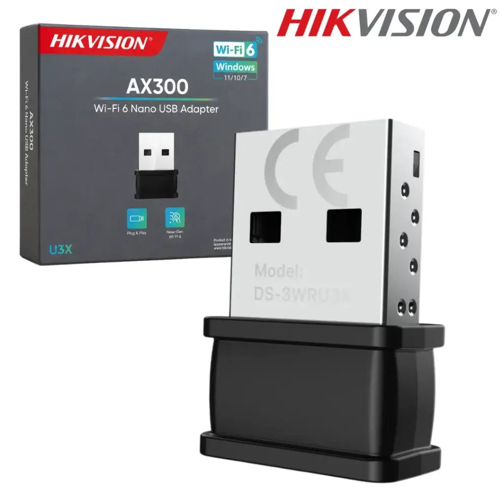 Adaptador USB WiFi 6 HIKVISION U3X AX300