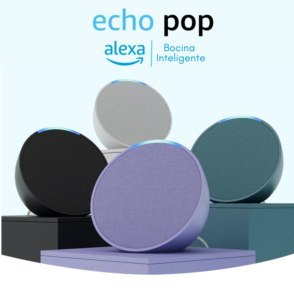Bocina inteligente con ALEXA ECHO POP AMAZON