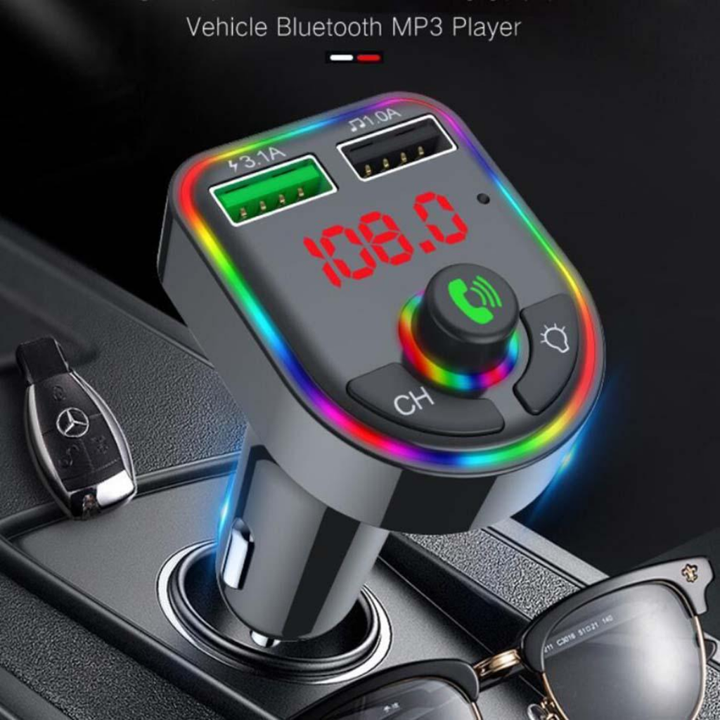 Cargador de automóvil Bluetooth CAR F5