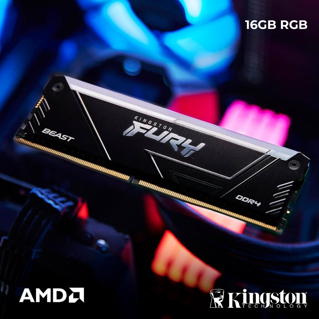 Memoria RAM Laptop 16GB RGB DDR4 KINGSTON FURY KF432C16BB2A
